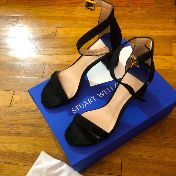 Stuart Weitzman suede sandals - Picture 1 of 3